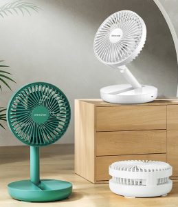 Rechargeable 5-inches Folding fan H-gallery